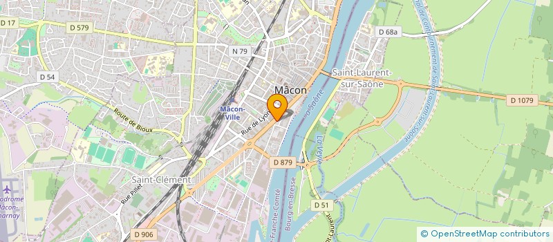 localisation de l'entreprise MADAME ALEXANDRA MATUUNUI-BILLON-TYRARD à MACON