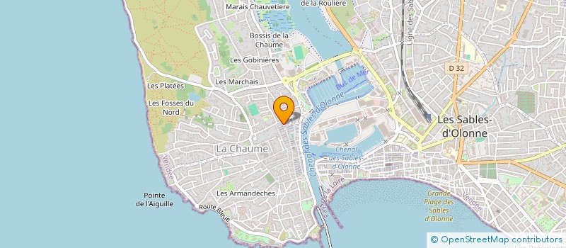 localisation de l'entreprise MADAME ALEXANDRA MAZOUE à LES SABLES D'OLONNE