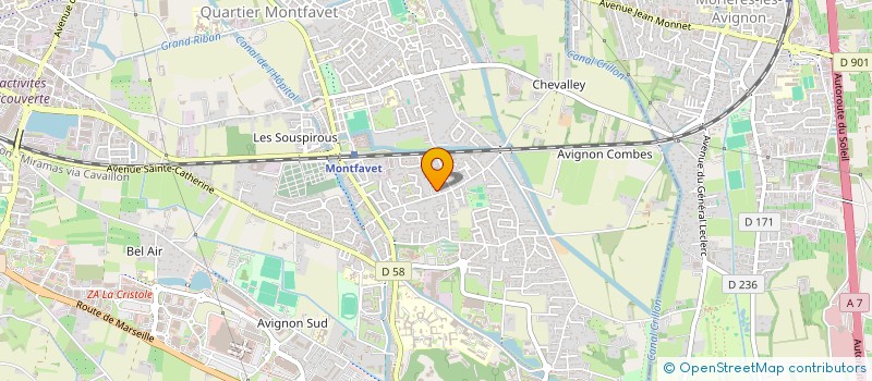 localisation de l'entreprise MADAME ALEXANDRA MELAS  AVIGNON