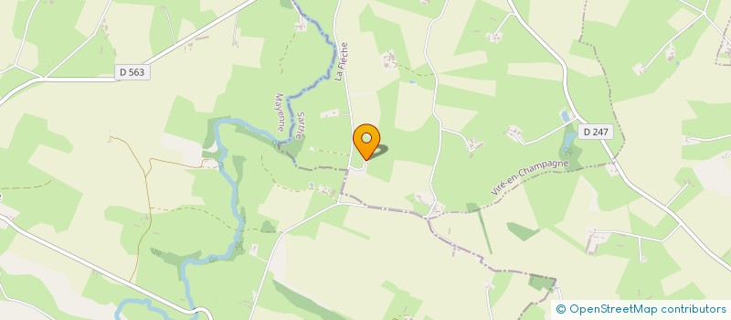 localisation de l'entreprise MADAME ALEXANDRA MELLIES  VIRE EN CHAMPAGNE