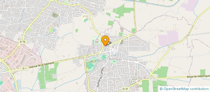 localisation de l'entreprise MADAME ALEXANDRA MELODY DEBON  BOMPAS