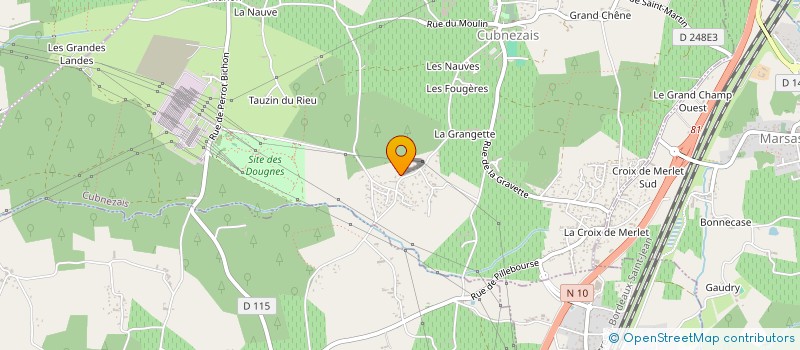 localisation de l'entreprise MADAME ALEXANDRA MEMBRADO  CUBNEZAIS