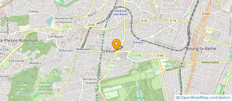 localisation de l'entreprise MADAME ALEXANDRA MENGIN à SCEAUX