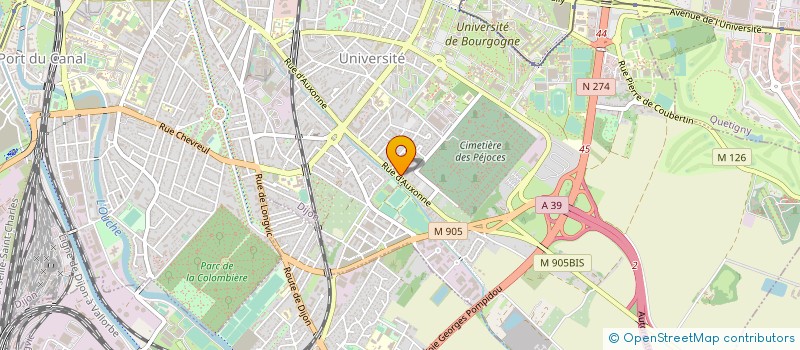 localisation de l'entreprise MADAME ALEXANDRA MENIGOZ à DIJON