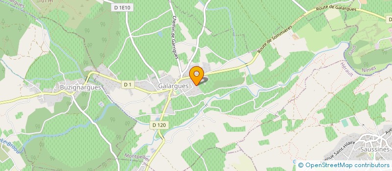 localisation de l'entreprise MADAME ALEXANDRA MERCIER  GALARGUES