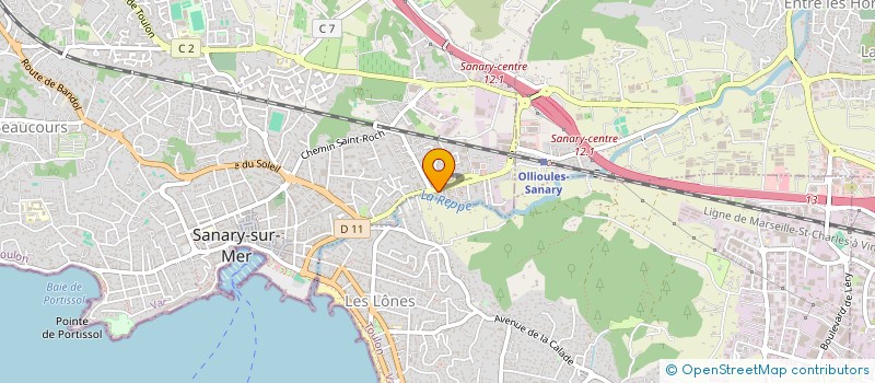 localisation de l'entreprise MADAME ALEXANDRA MERCURIO à SANARY-SUR-MER