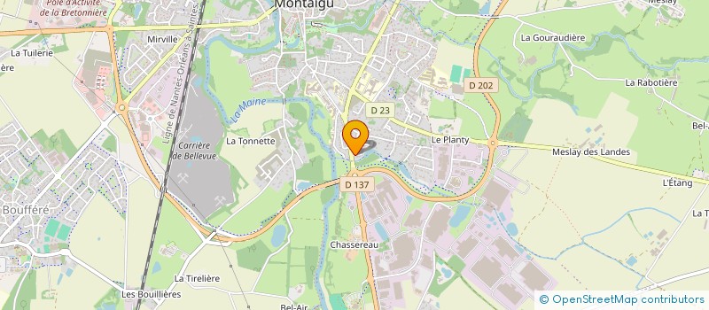 localisation de l'entreprise MADAME ALEXANDRA MERIEAU à MONTAIGU-VENDEE
