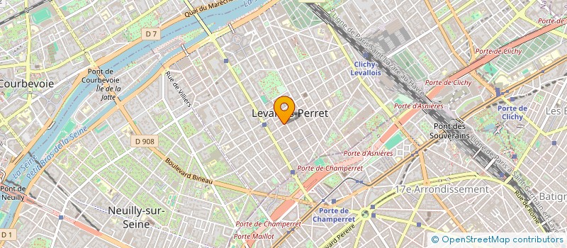 localisation de l'entreprise MADAME ALEXANDRA MERINO à LEVALLOIS-PERRET