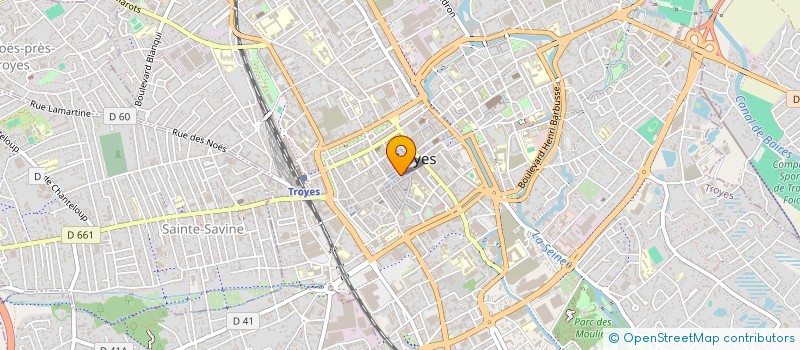 localisation de l'entreprise MADAME ALEXANDRA MERREAUX  SAINT-ANDRE-LES-VERGERS