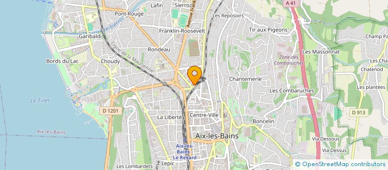 localisation de l'entreprise MADAME ALEXANDRA MERVANT  AIX-LES-BAINS