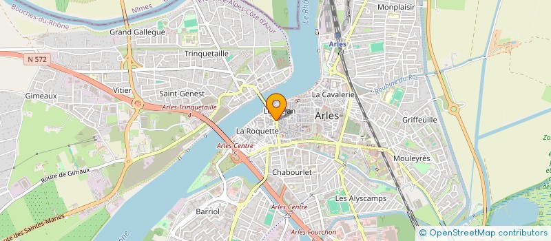 localisation de l'entreprise MADAME ALEXANDRA MICHEL à ARLES