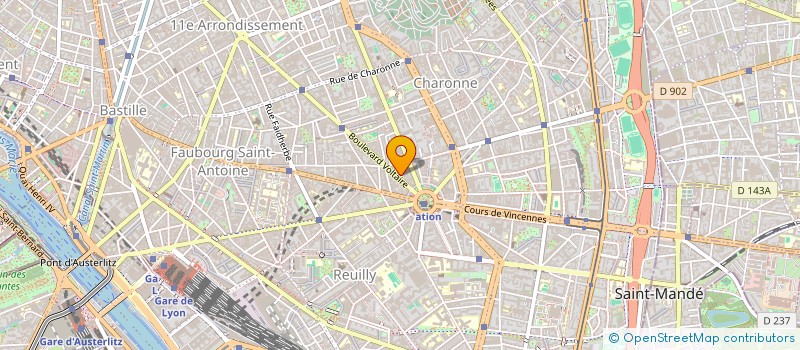 localisation de l'entreprise MADAME ALEXANDRA MICHOT  PARIS