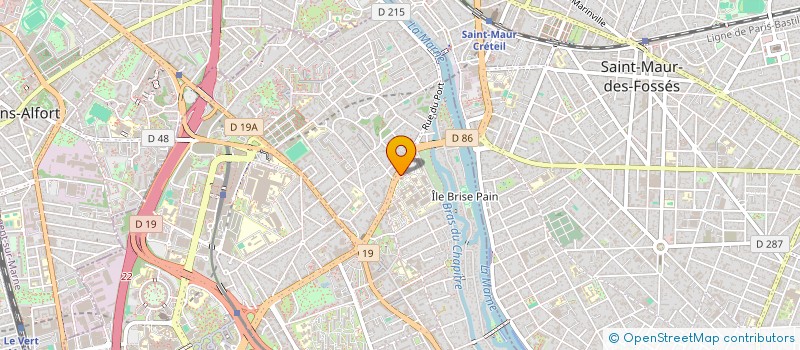 localisation de l'entreprise MADAME ALEXANDRA MIERE  CRETEIL