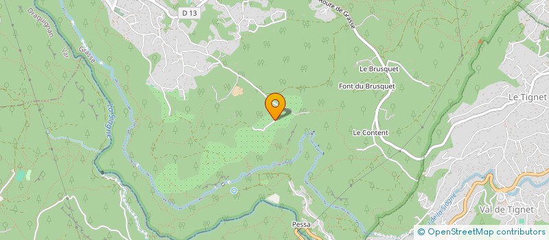localisation de l'entreprise MADAME ALEXANDRA MIKHALKOV  SAINT-CEZAIRE-SUR-SIAGNE