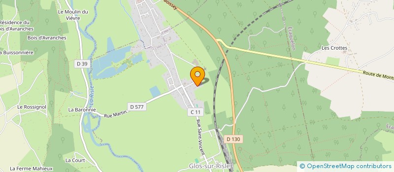 localisation de l'entreprise MADAME ALEXANDRA MINARD  GLOS-SUR-RISLE