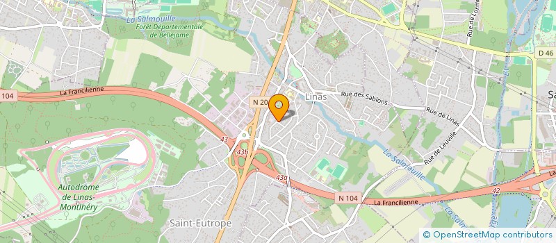 localisation de l'entreprise MADAME ALEXANDRA MIRVAUX à LINAS