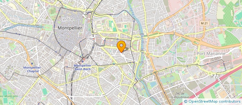 localisation de l'entreprise MADAME ALEXANDRA MISIO à MONTPELLIER