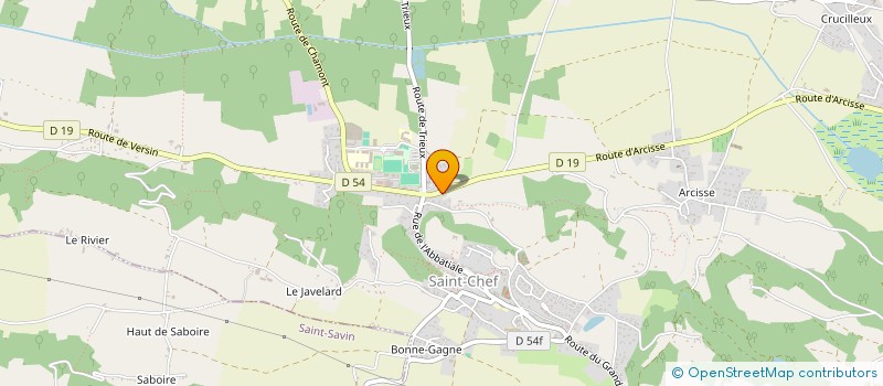 localisation de l'entreprise MADAME ALEXANDRA MOLINAS  SAINT-CHEF