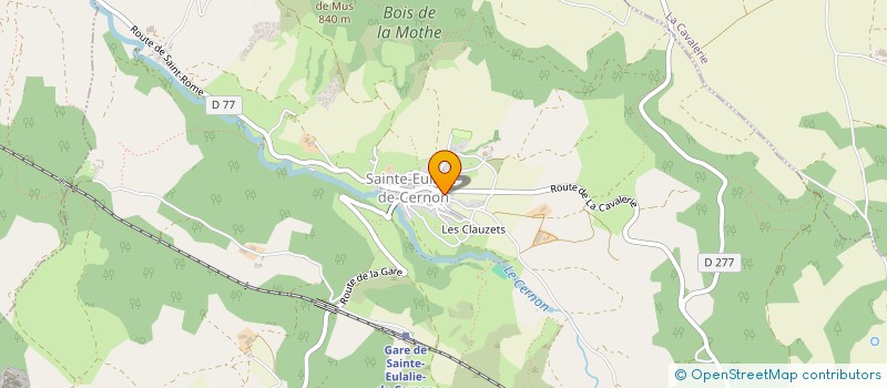 localisation de l'entreprise MADAME ALEXANDRA MONTEIL  MILLAU