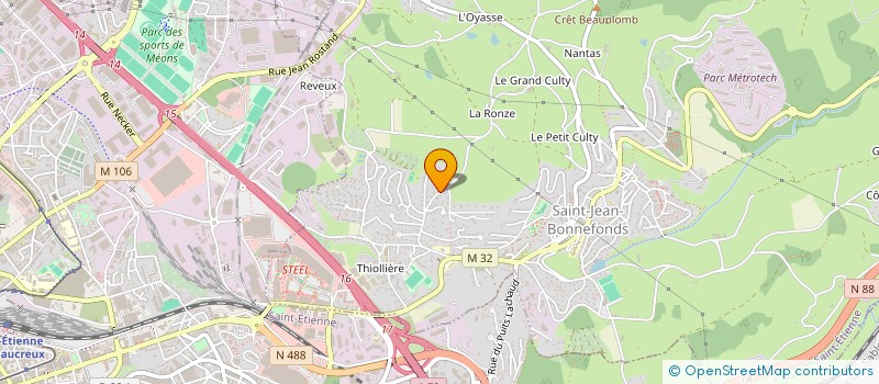 localisation de l'entreprise MADAME ALEXANDRA MONTEILLER  CHAZELLES-SUR-LYON