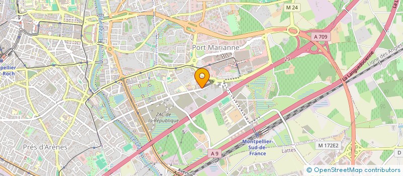 localisation de l'entreprise MADAME ALEXANDRA MONTEIRO à MONTPELLIER