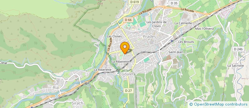 localisation de l'entreprise MADAME ALEXANDRA MOREAU  PRADES