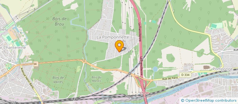 localisation de l'entreprise MADAME ALEXANDRA MOREIRA D ABREU  POMPONNE