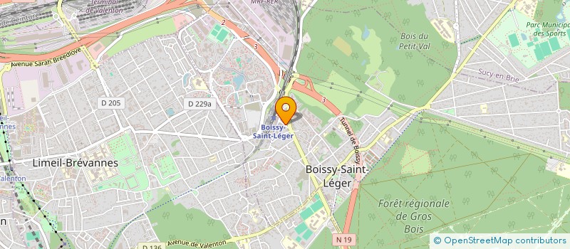 localisation de l'entreprise MADAME ALEXANDRA MOREL à BOISSY-SAINT-LEGER