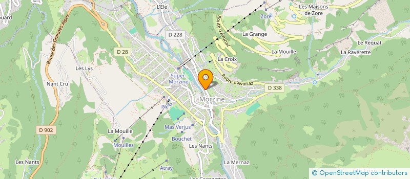 localisation de l'entreprise MADAME ALEXANDRA MORIN  MORZINE