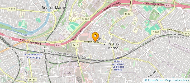 localisation de l'entreprise MADAME ALEXANDRA MORISI à VILLIERS-SUR-MARNE