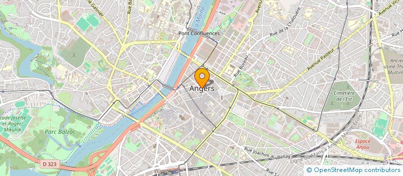localisation de l'entreprise MADAME ALEXANDRA MOUCHET à ANGERS