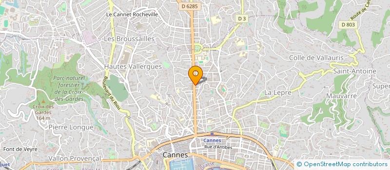 localisation de l'entreprise MADAME ALEXANDRA MOUSKA  CANNES