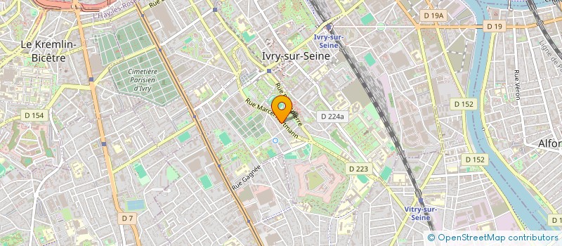 localisation de l'entreprise MADAME ALEXANDRA MULOT  IVRY-SUR-SEINE