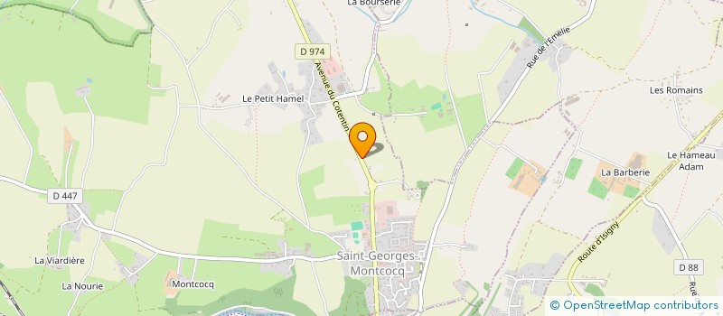 localisation de l'entreprise MADAME ALEXANDRA NEEL  SAINT-GEORGES-MONTCOCQ