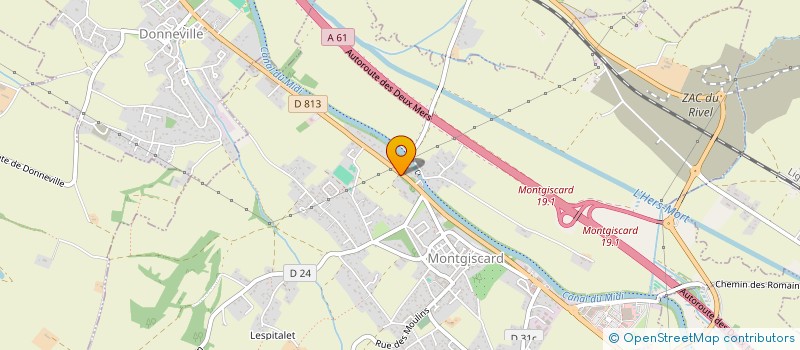 localisation de l'entreprise MADAME ALEXANDRA NEIRA  DONNEVILLE