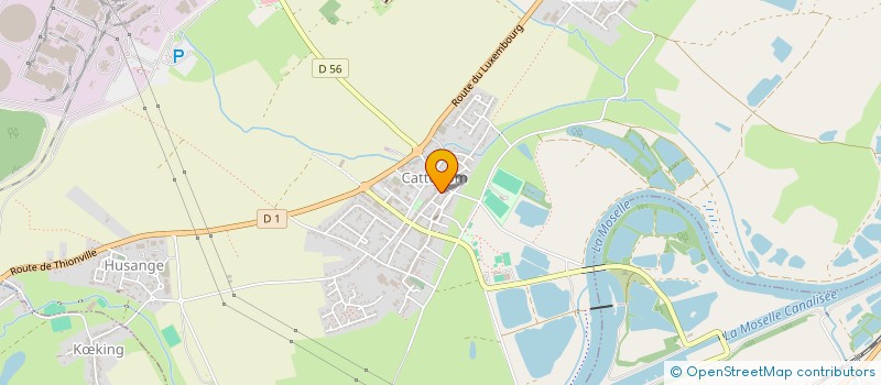 localisation de l'entreprise MADAME ALEXANDRA NENNO  CATTENOM