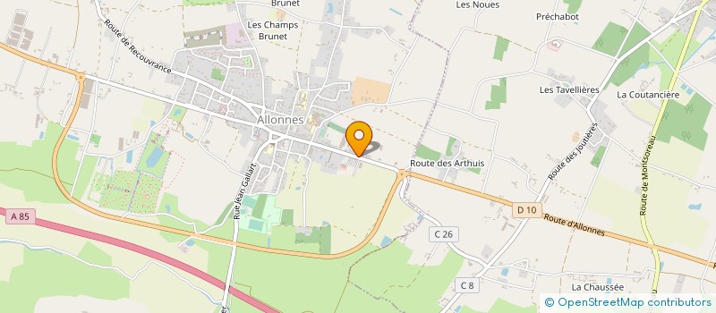 localisation de l'entreprise MADAME ALEXANDRA NERON à ALLONNES