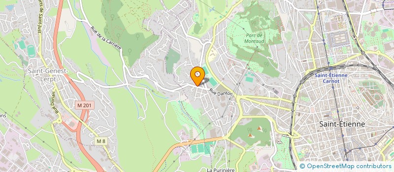 localisation de l'entreprise MADAME ALEXANDRA NEVES DA SILVA  SAINT-ETIENNE