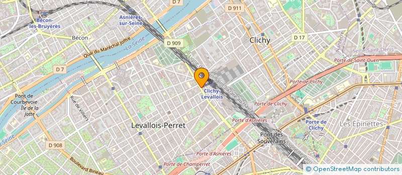 localisation de l'entreprise MADAME ALEXANDRA NICLOUX à LEVALLOIS-PERRET