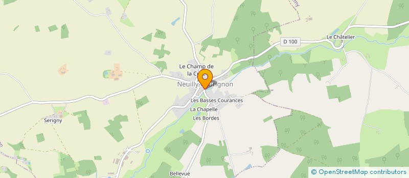 localisation de l'entreprise MADAME ALEXANDRA NICOLAS  NEUILLY-LE-BRIGNON