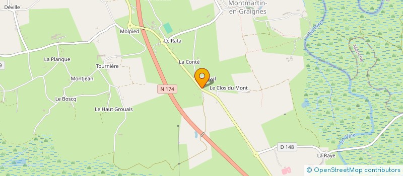 localisation de l'entreprise MADAME ALEXANDRA NICOLAS  CARENTAN-LES-MARAIS