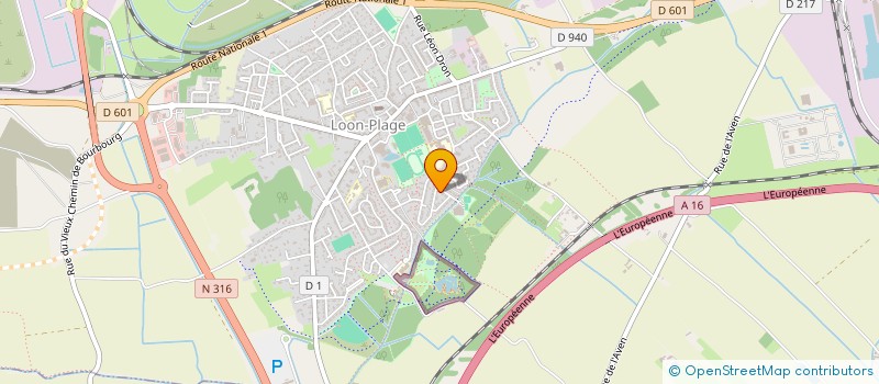 localisation de l'entreprise MADAME ALEXANDRA NORMAND  LOON-PLAGE