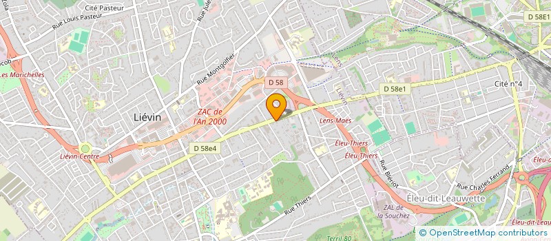 localisation de l'entreprise MADAME ALEXANDRA NOSIEWICZ à LIEVIN