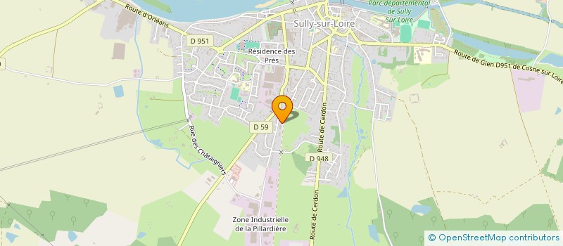 localisation de l'entreprise MADAME ALEXANDRA NOTTIN à SULLY-SUR-LOIRE