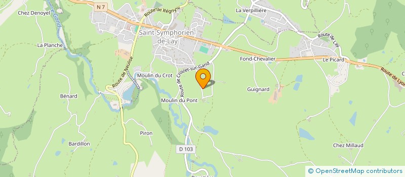 localisation de l'entreprise MADAME ALEXANDRA NOYEL  SAINT-SYMPHORIEN-DE-LAY