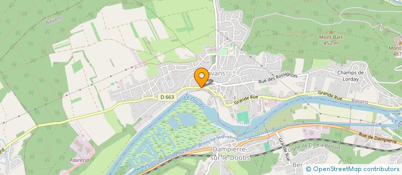 localisation de l'entreprise MADAME ALEXANDRA OEUVRARD  ECHENANS