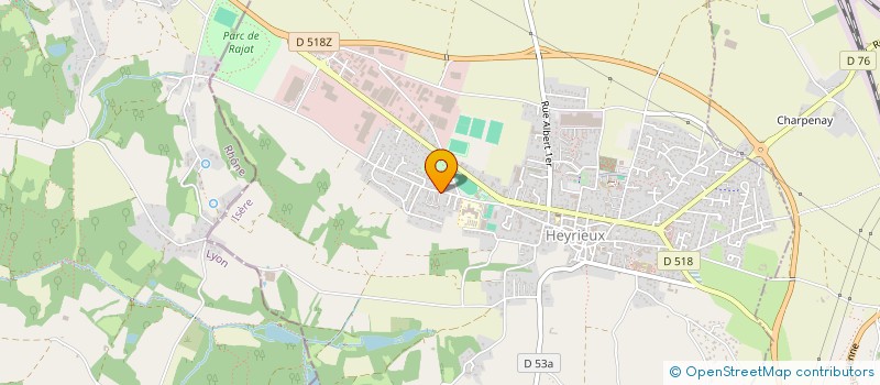 localisation de l'entreprise MADAME ALEXANDRA OLIVIER  HEYRIEUX