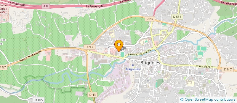 localisation de l'entreprise MADAME ALEXANDRA OLLIVIER à BRIGNOLES