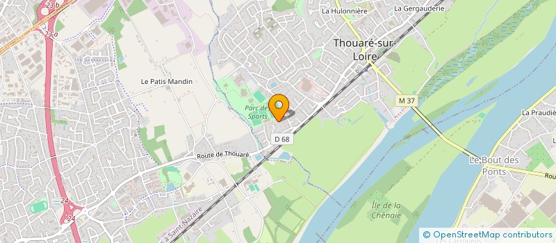 localisation de l'entreprise MADAME ALEXANDRA OLLIVIER  THOUARE-SUR-LOIRE