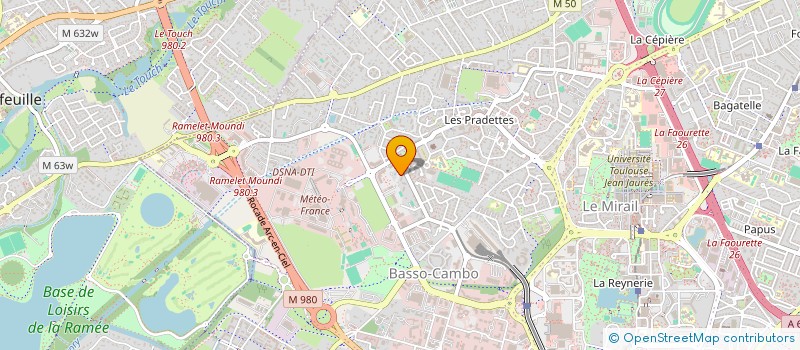 localisation de l'entreprise MADAME ALEXANDRA ORHAN  TOULOUSE